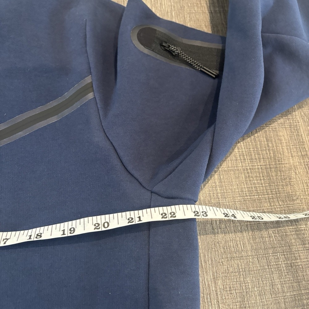 Nike Sportswear Tech Fleece Full-Zip Hoodie Men's Size XL Midnight Navy/Black - Picture 5 of 7